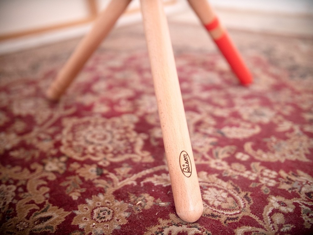 Bison Gears Tripod Leather Stool
