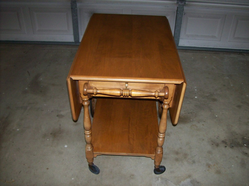 Ethan Allen Maple Tea Cart
