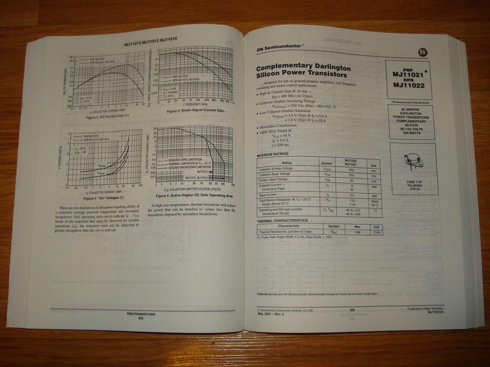 ON Semiconductor Bipolar Power Transistor Data Databook, July 2001