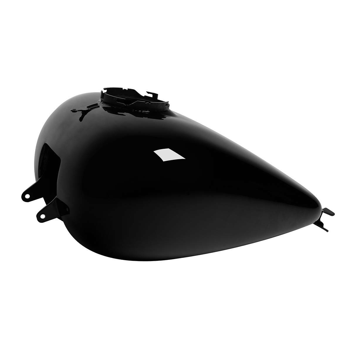 Vivid Black 6 gallon 6gal. Fuel Gas Tank Fit For Harley Electra Glide 2008-2023