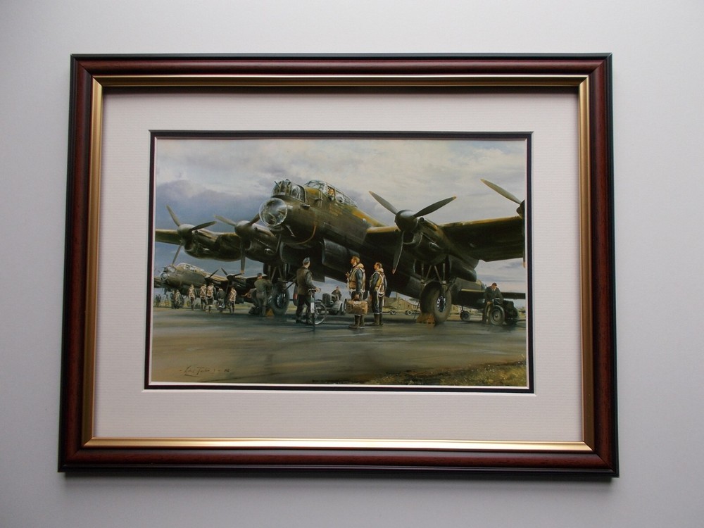 AIRCRAFT PRINT FRAMED - OPERATIONS ON