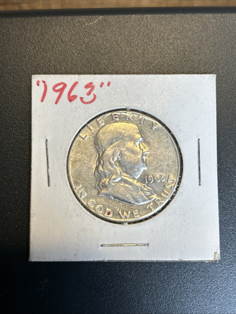 1963 Franklin Half Dollar 90% Silver