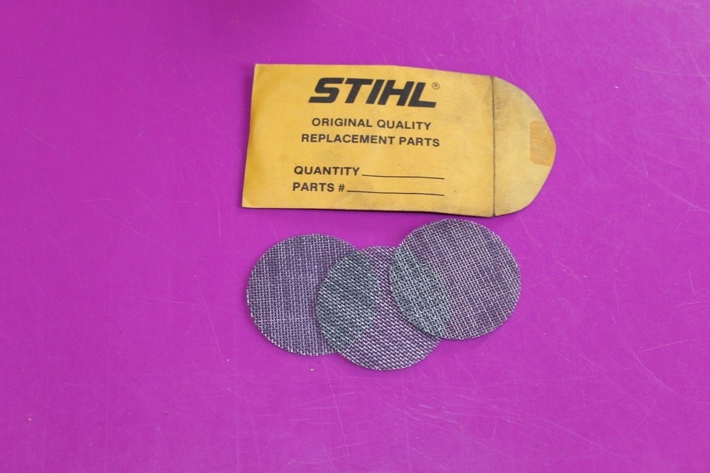 Three (3) Stihl Net Cover Filter Screen Part 4114 121 7801.
