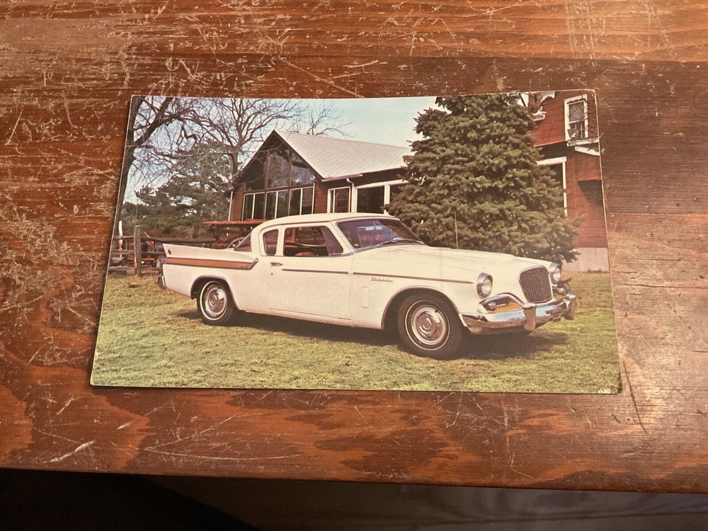 Vintage 1961 Studebaker Hawk - Post Card #459 Unused