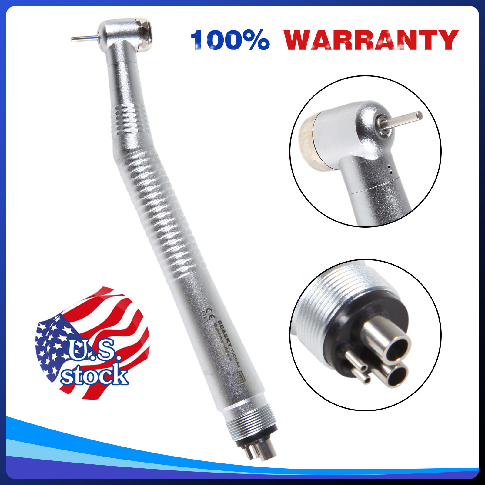 10* NSK PANA MAX Style Dental High Speed Handpiece Push Button 4Hole Air Turbine