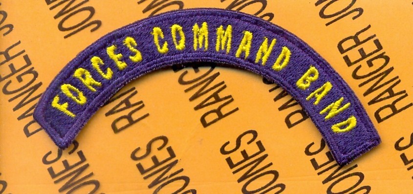 USA FORCES COMMAND BAND FORSCOM tab arc patch