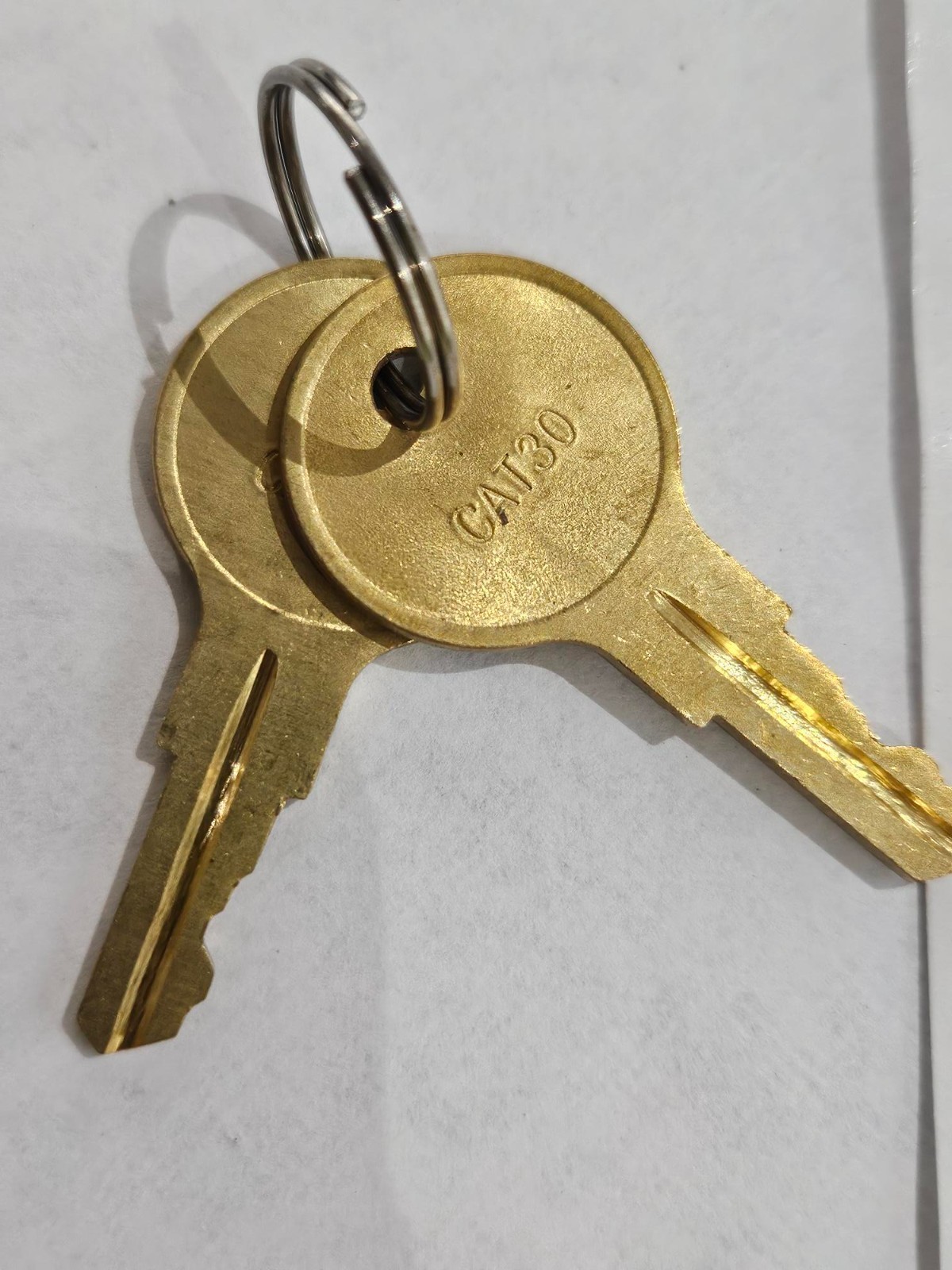 2 NEW SIMPLEX B/CAT 30  KEYS FOR FIRE ALARM  AND PULL STATIONS FREE SHIPPING