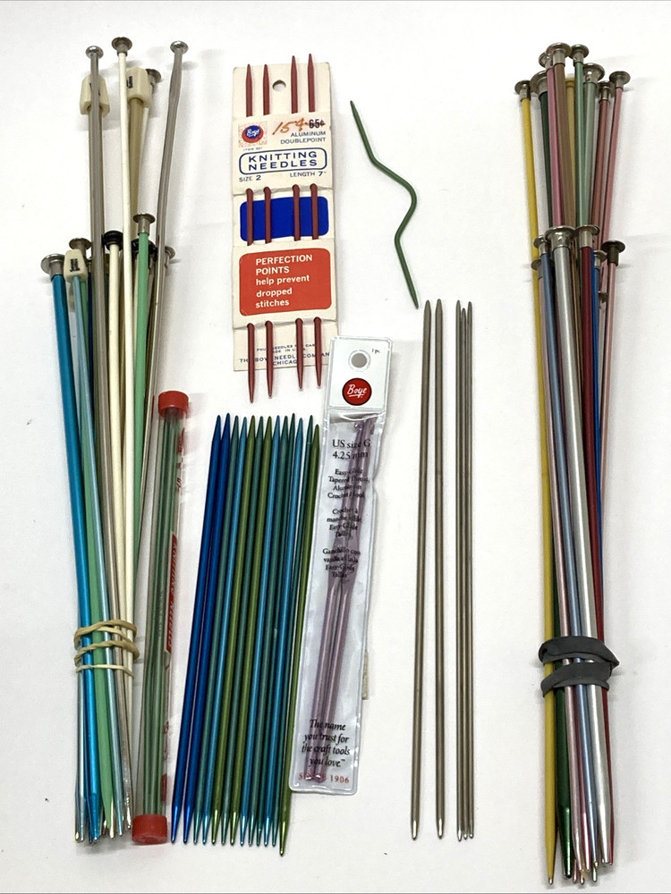 Knitting Needles Vintage Various Sizes Brands Mixed Lot READ