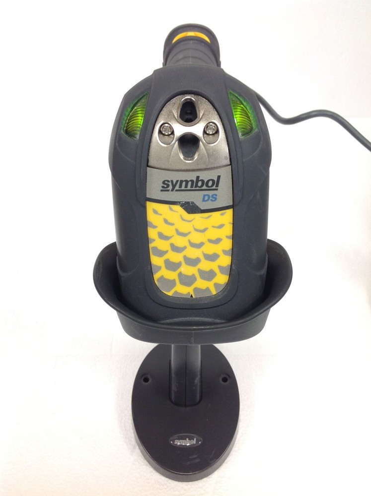 Symbol DS3408-SF20005R Barcode Scanner w/ USB Cable & Stand Tested Working