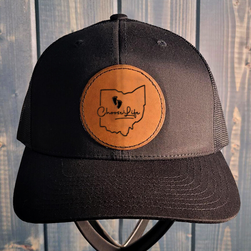 Ohio Leather Patch Hat Pro-Life Hat