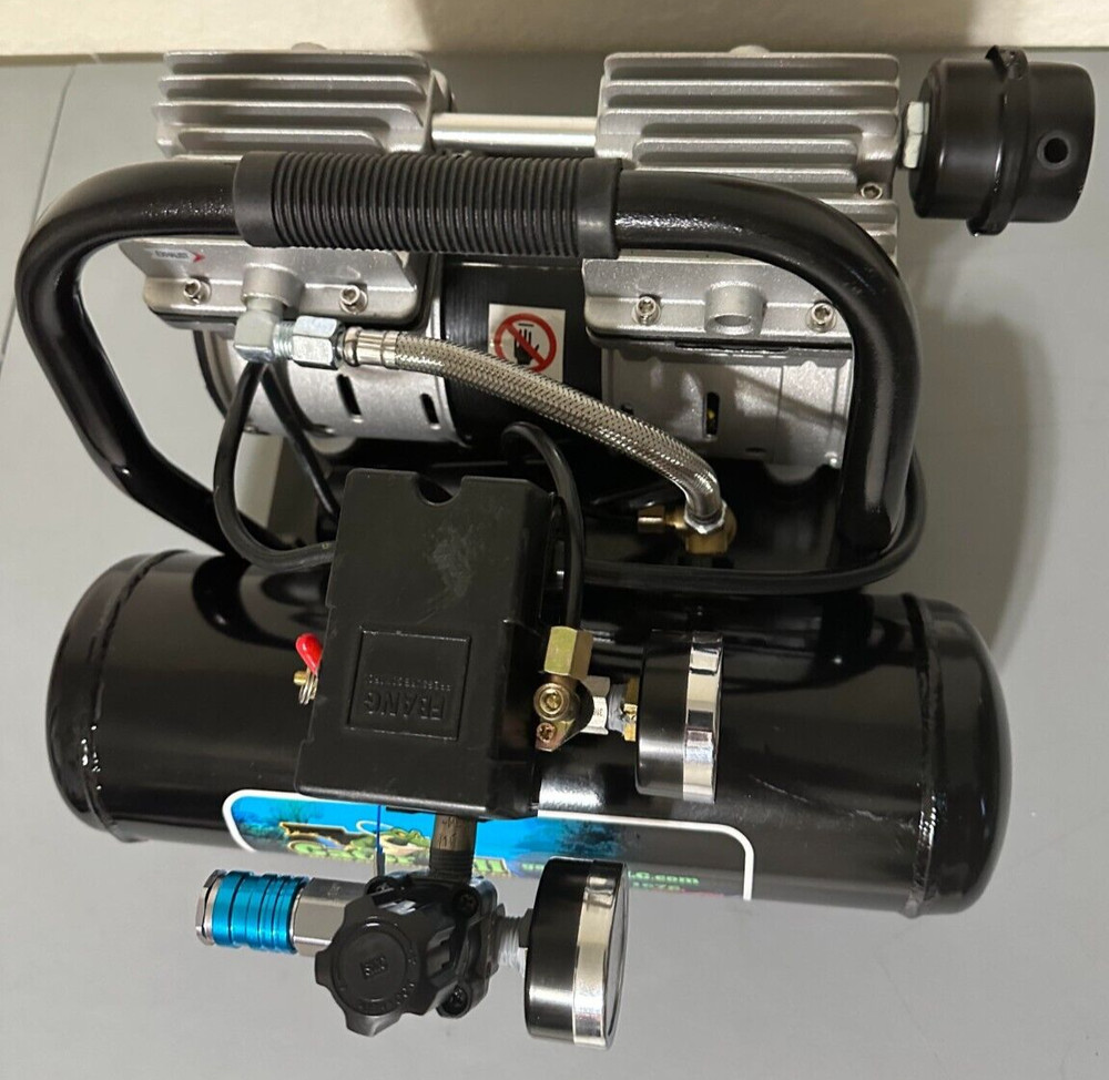 Hookah diving Compressor 120-volt 6.9 amps "Reef Cutter" 5.2cfms quick fill