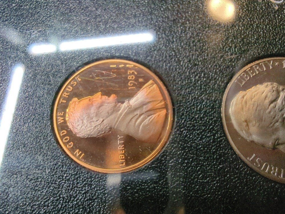 1983 S - US PROOF SET - ERROR CENT