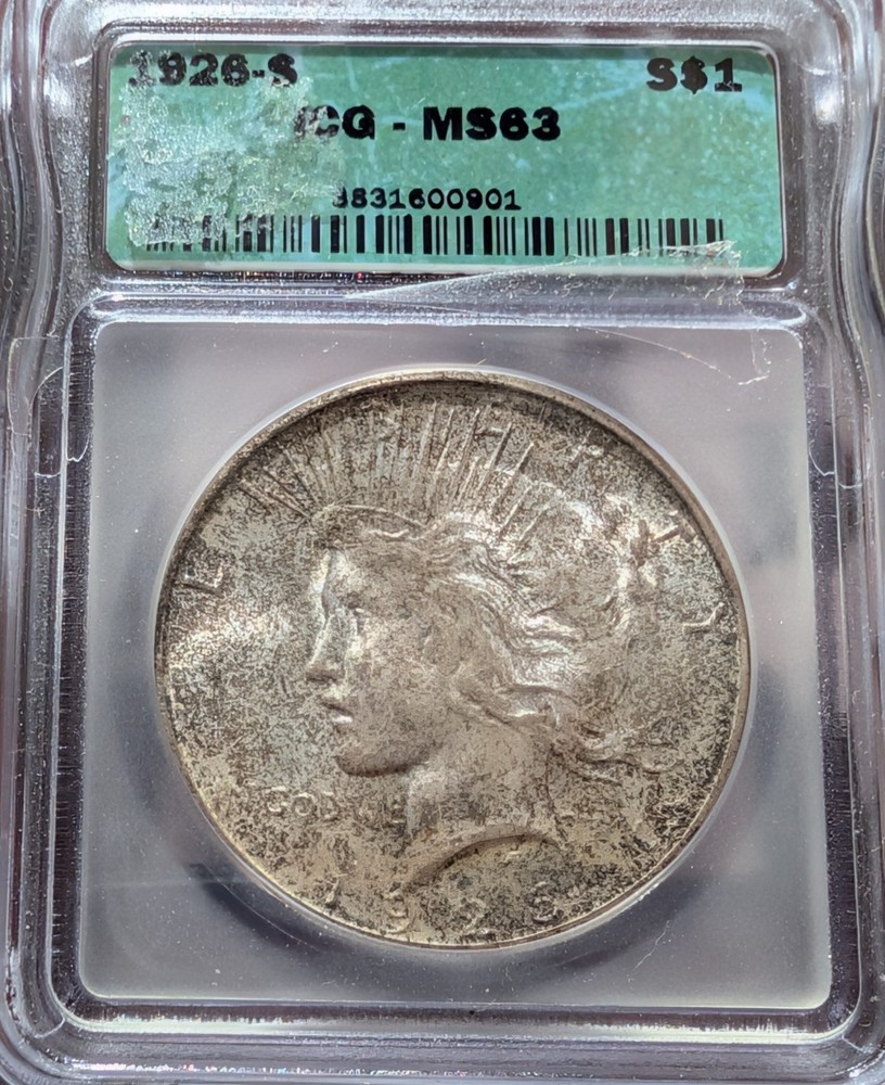 1926-S MS63 Peace Dollar IGC