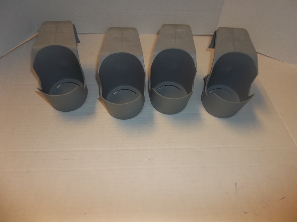 SUMMER WAVES Poolside Cup Holder Gray, 4-Pack