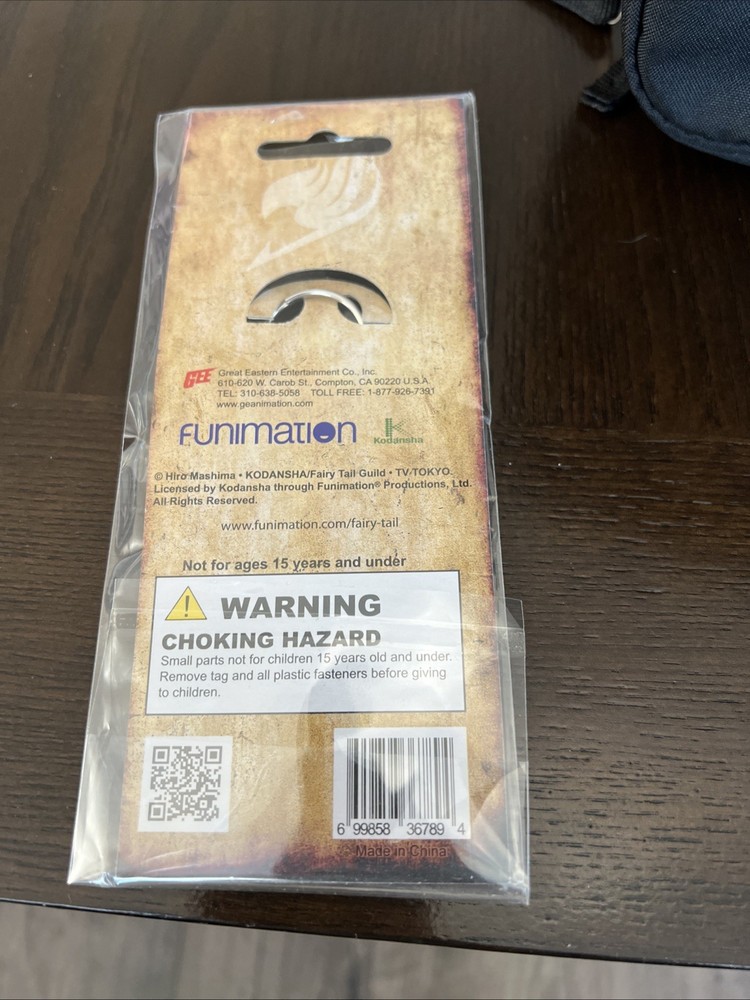 Fairytail NWT Lunchbox And Keychain