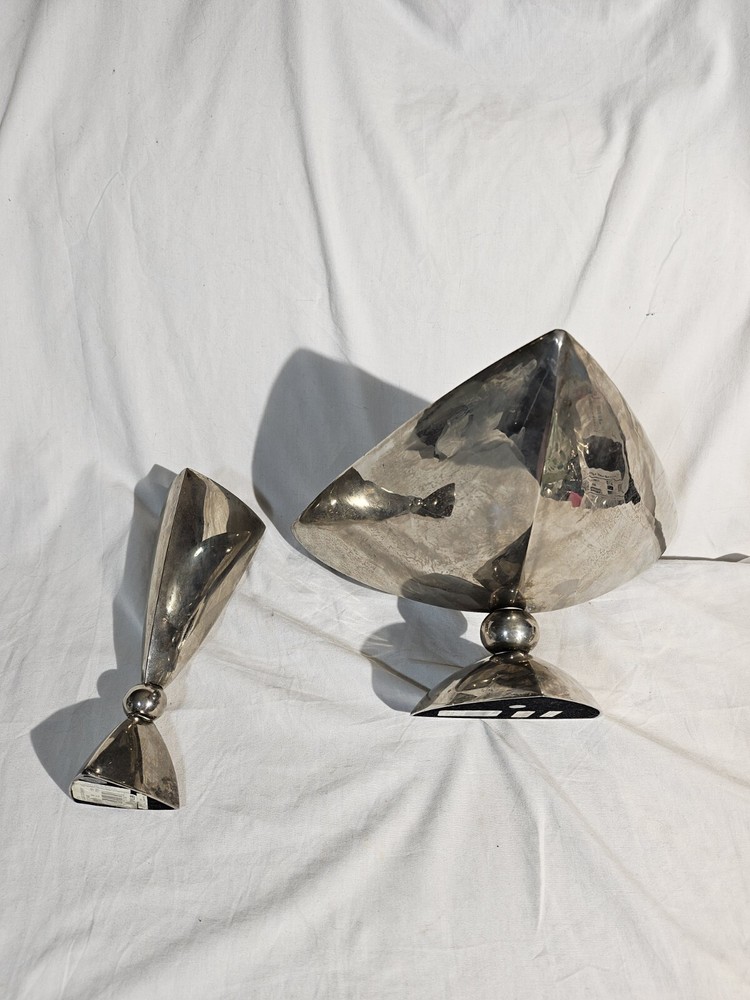 Namford Silverplated Triangular Bowl & Wine Cup Brass Collectible 🔥