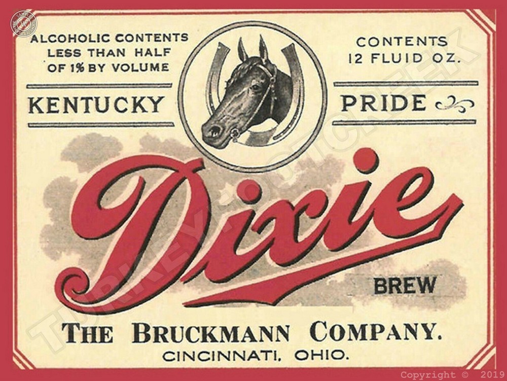 Dixie Brew Beer 9" x 12" Metal Sign