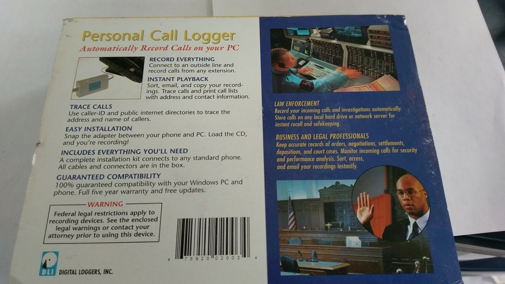 Digital Loggers Personal Call Recorder