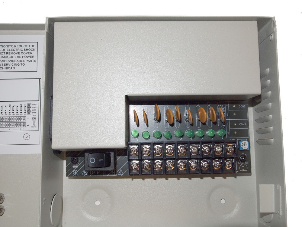 9 Channel CCTV Security Camera 12V DC 5A PTC Power Supply Distribution Box