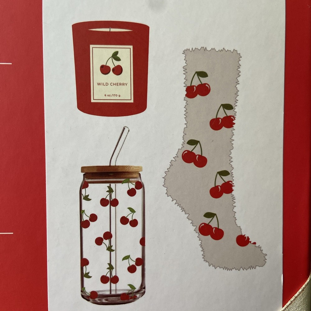 3Piece Very Cherry Gift Box Set Gift Box With bow