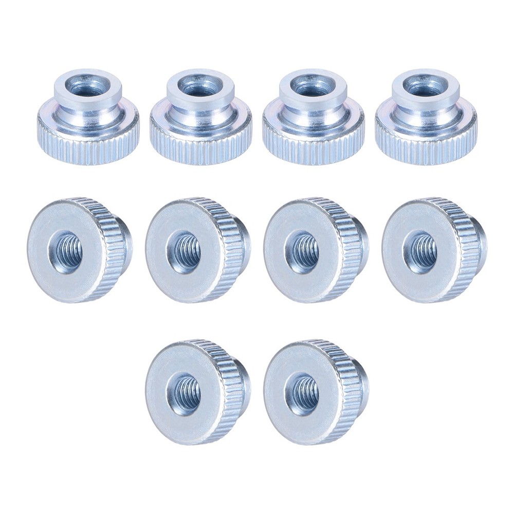 Knurled Thumb Nuts 10Pcs M4 Iron Round Knob for 3D Printer Part