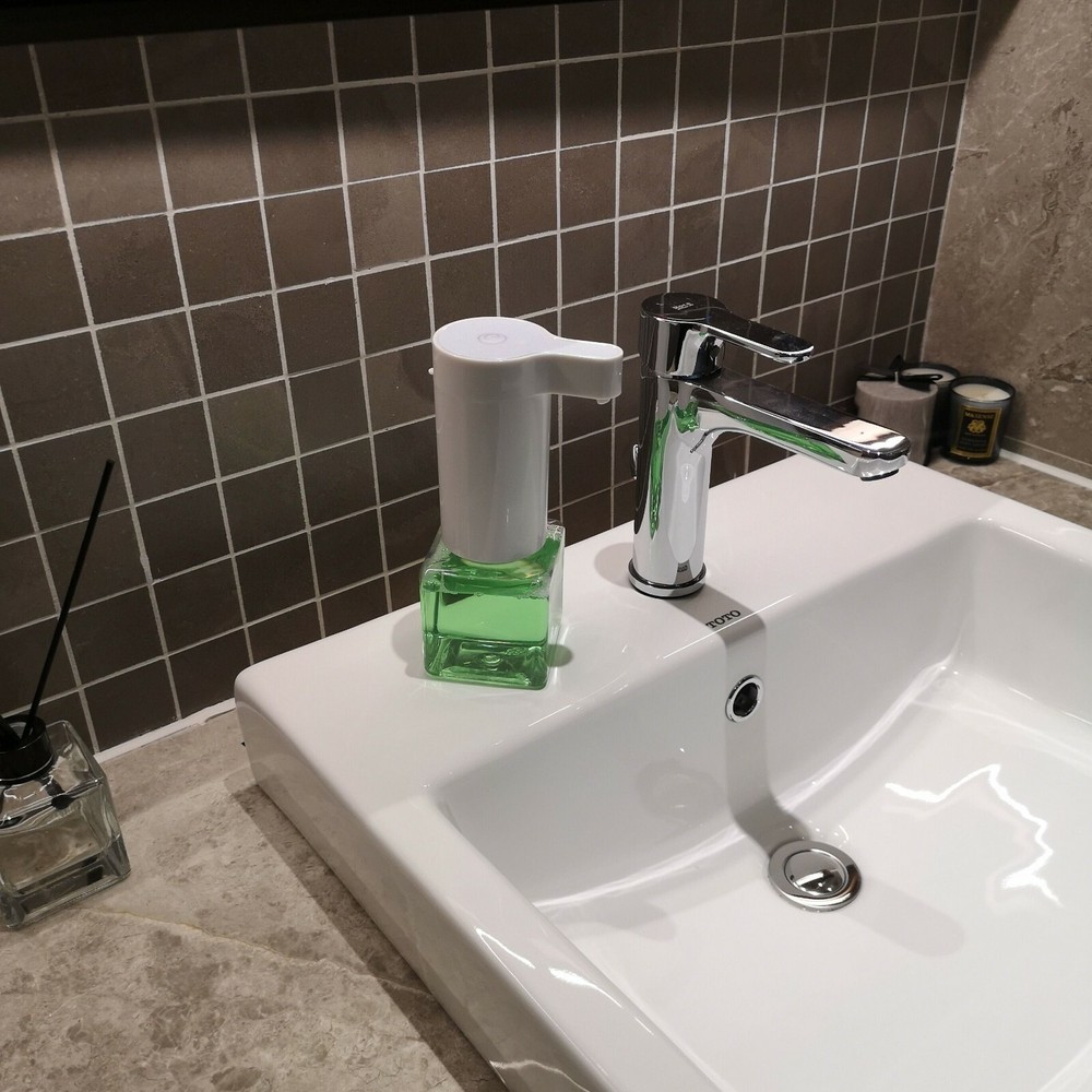 500ml Stainless Auto Hands free Sensor Touchless Soap Dispenser Kitchen Bathroom