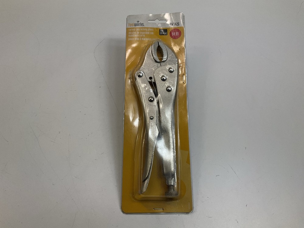 Toolworks TW1426 10" Curved Jaw Locking Pliers