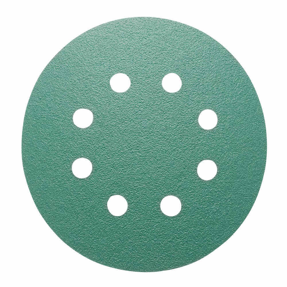 125MM 5 Inch Sandpaper Discs, Hook and Loop Adhesive, 8 Hole, Assorted Grits