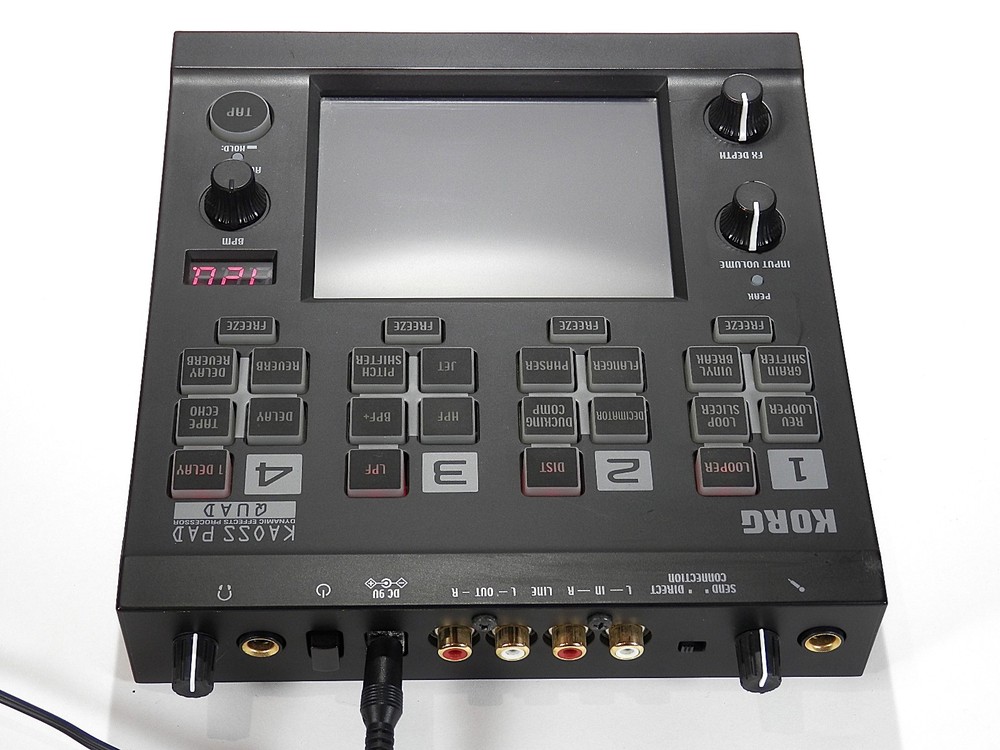 Korg Kaoss Pad Quad Dynamic Effect Processor Sampler Auto BPM With Box