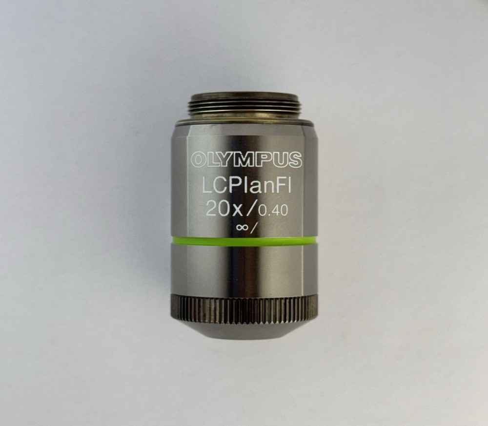 Olympus LCPlanFl 20x/0.40 0/∞ UIS Microscope Objective Lens