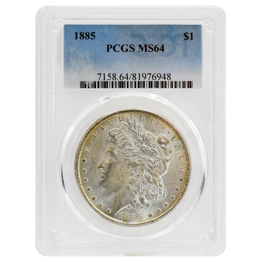 1885 Morgan Dollar MS64 PCGS