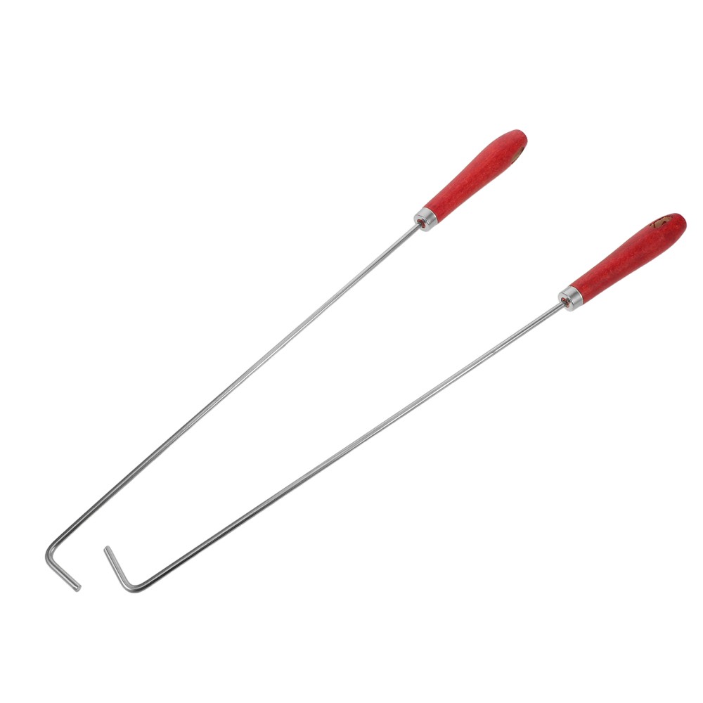 2 Pcs Fire Poker Stick Pit Tools Campfire Accessories Kit Bonfire