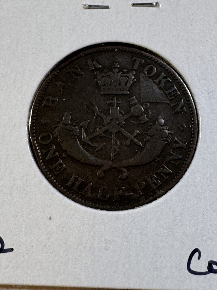 1850 Upper Canada 1/2 Penny