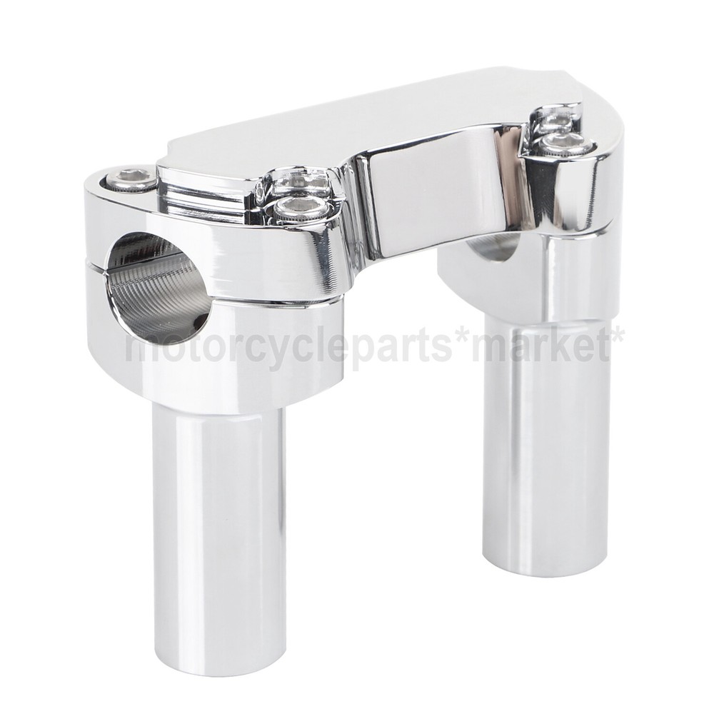 3.5" Handlebar Risers & Top Clamp For Harley Dyna FXDF FXDB Heritage Softail