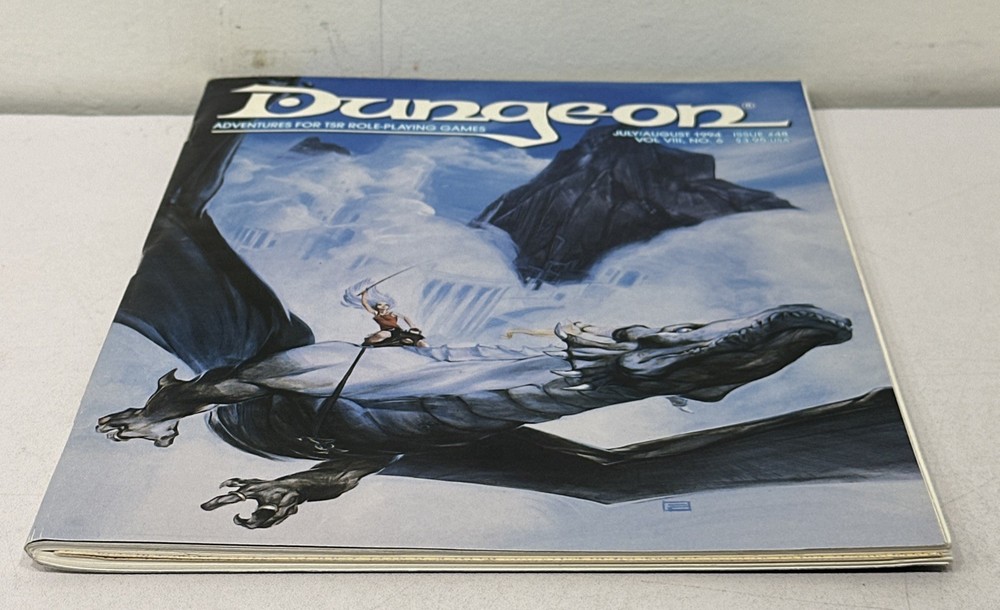 Dungeon Magazine Issue #48 with Poster Insert