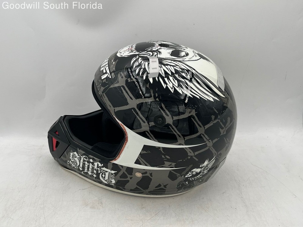 Shift Racing Mens Multicolor Adjustable Full Face Motorcycle Helmet