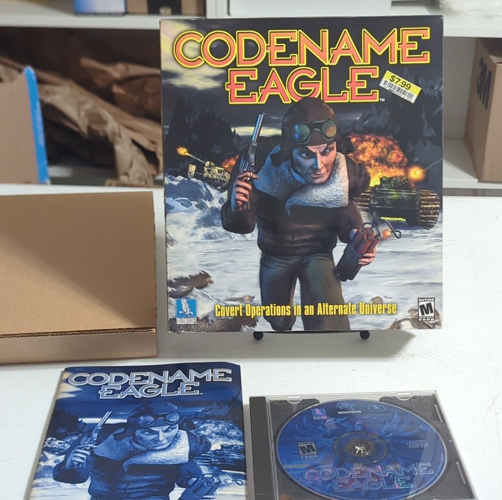 TalonSoft Codename Eagle PC Big Box 3D Action CD Windows 95/98 w/ Player's Guide