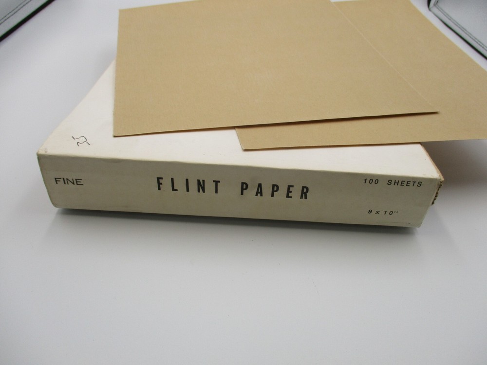 9" x 10" Fine Flint Paper 100 Sheets