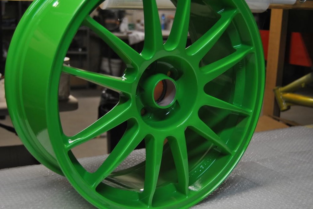 Yellow Green RAL6018 Polyester Powder Coating 1LB