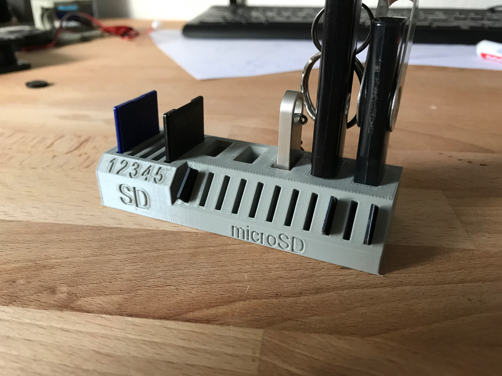 SD Memory Card MicroSD Card USB Stick Holder Stand