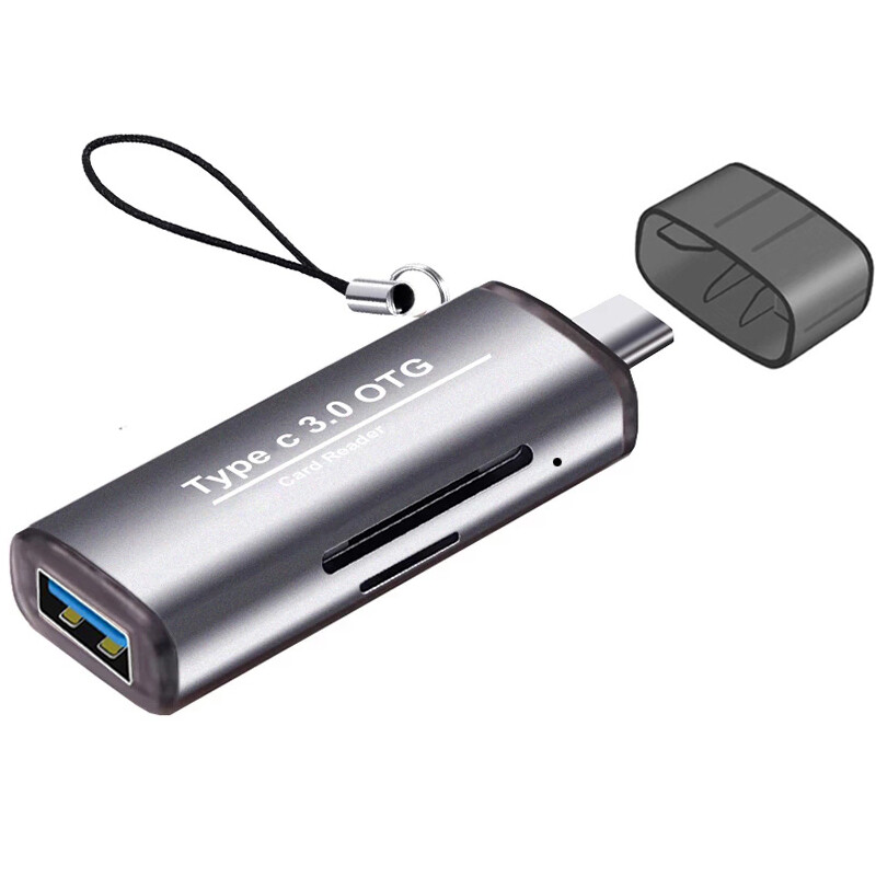 Type C USB 3.0 Flash Disk SD TF Card Reader for Macbook Type C OTG Android Phone