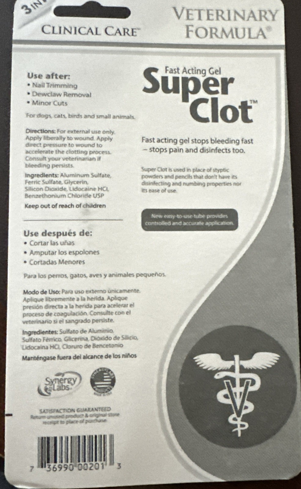 Synergy Labs Dr. Gold's Super Clot 1 oz