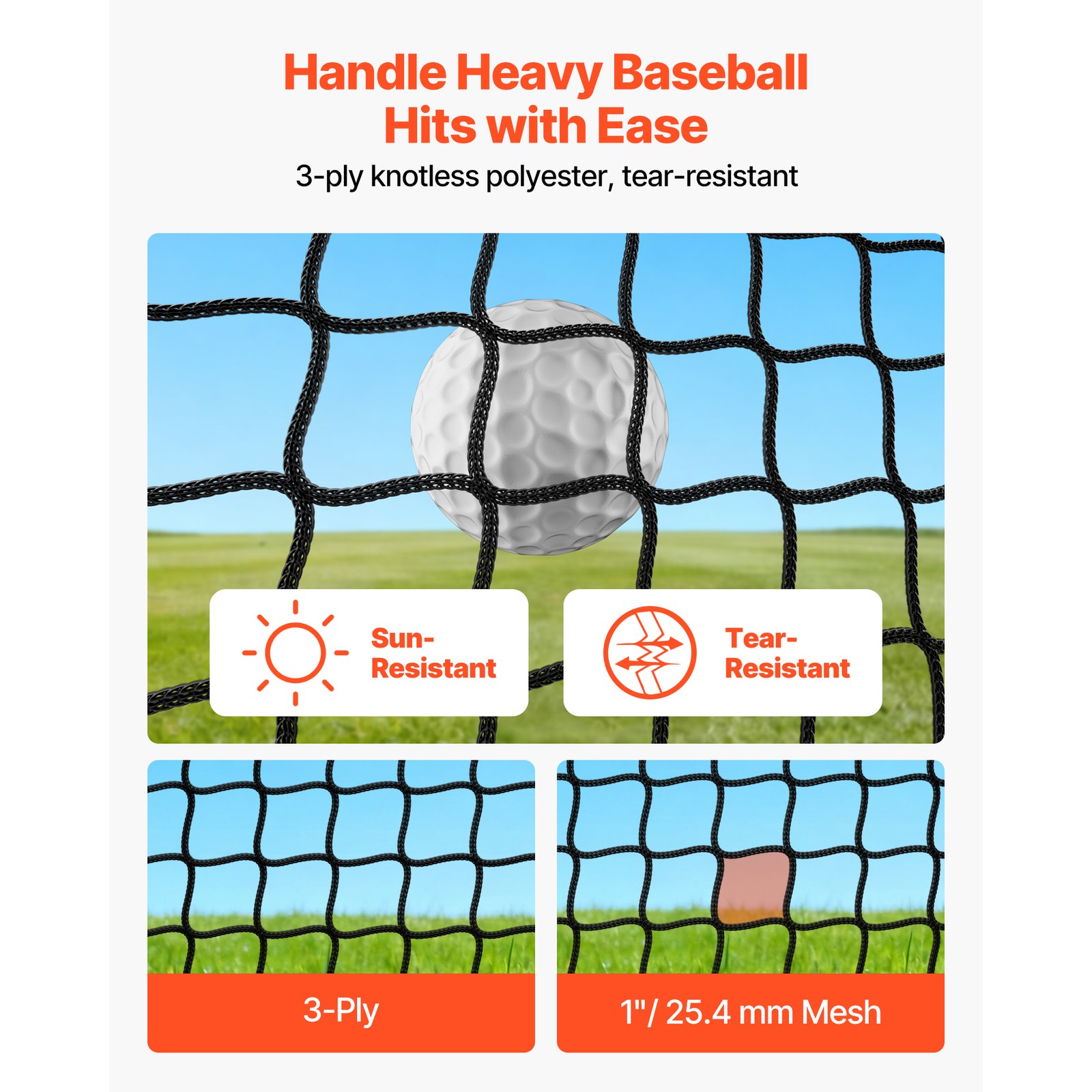 Uimoso 10 x 10 x 10FT Golf Practice Cage for Indoor and Outdoor Use