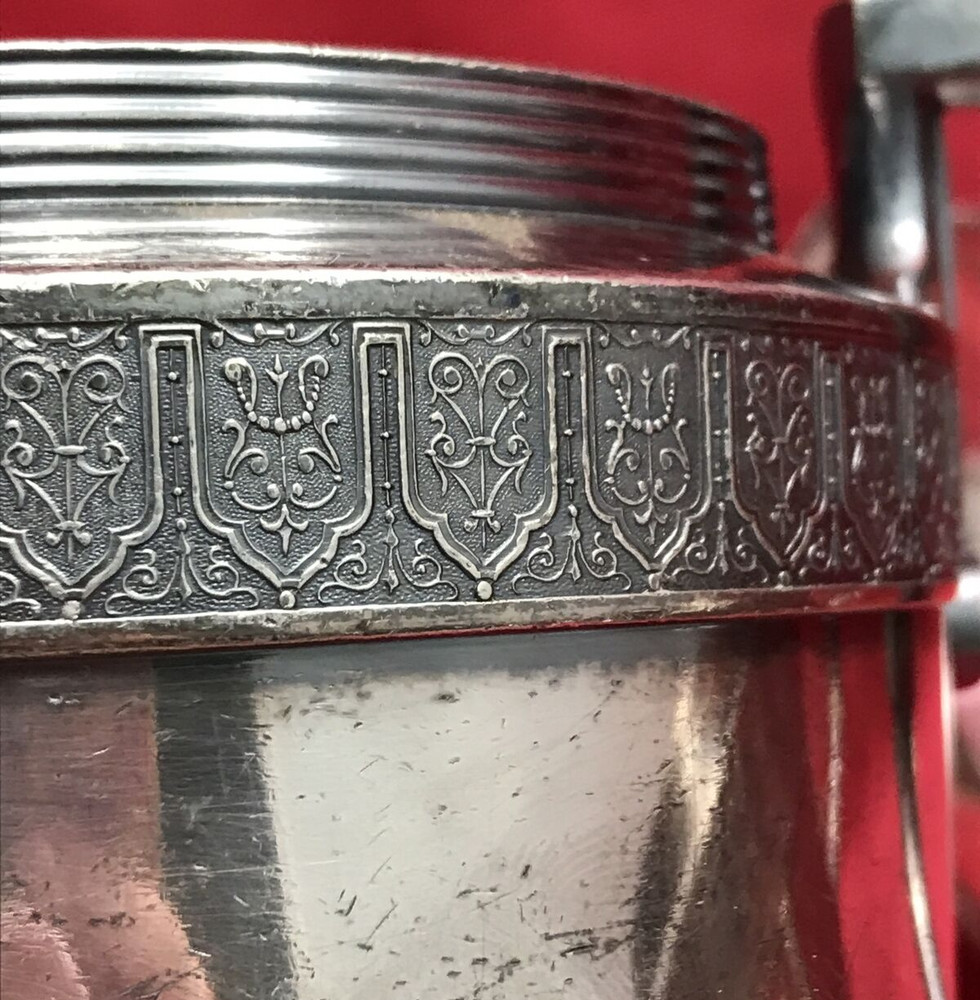 2 Pc Silverplated TEAPOT & COVERED WASTE Reed & Barton #2940