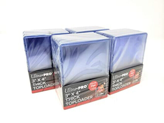 55pt ULTRA PRO Toploaders + THICK Card SLEEVES~YOU CHOOSE 25, 50, 100, 200, 1000