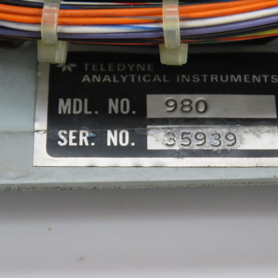 Teledyne Analytical Instruments Model 980 Oxygen Analyzer 115V