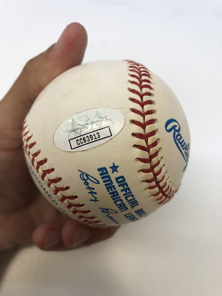 Andre Dawson Cubs Autographed Baseball JSA Authenticated