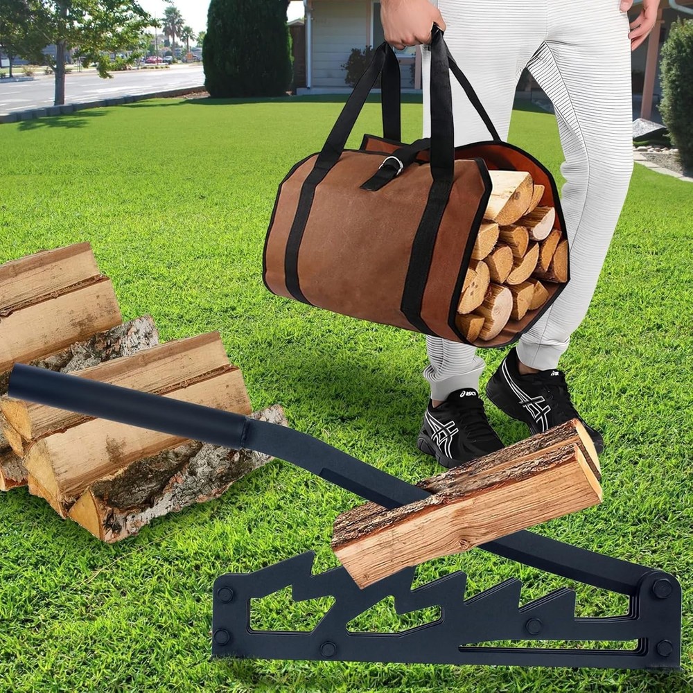 2025 Wall Mounted Kindling Splitter with Extended Handle