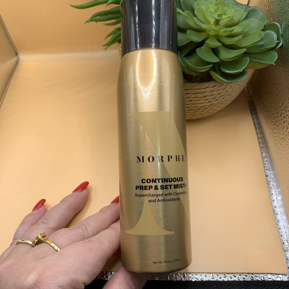 Morphe Continuous Prep & Set Mist+ with Ceramides NEW 2.8 oz