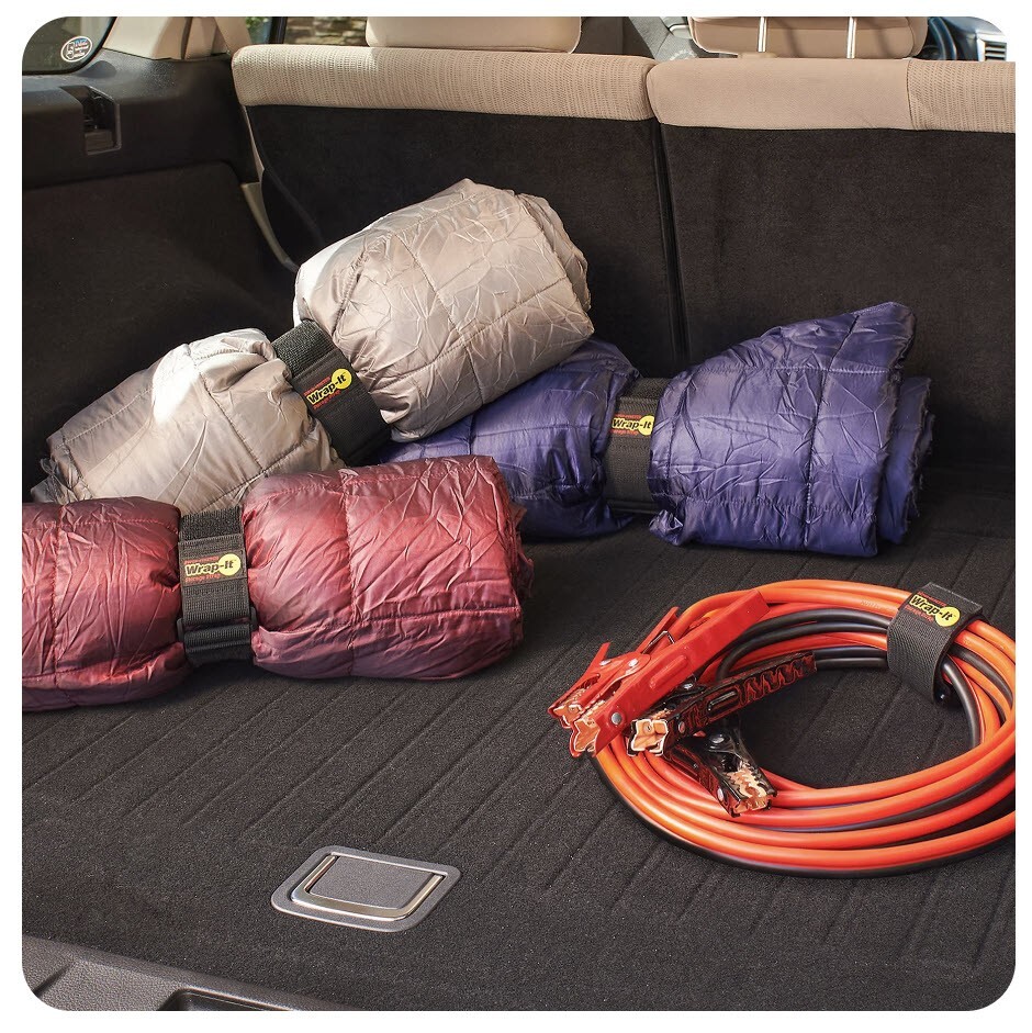 Super-Stretch Storage Straps - Assorted 16-Pack Black